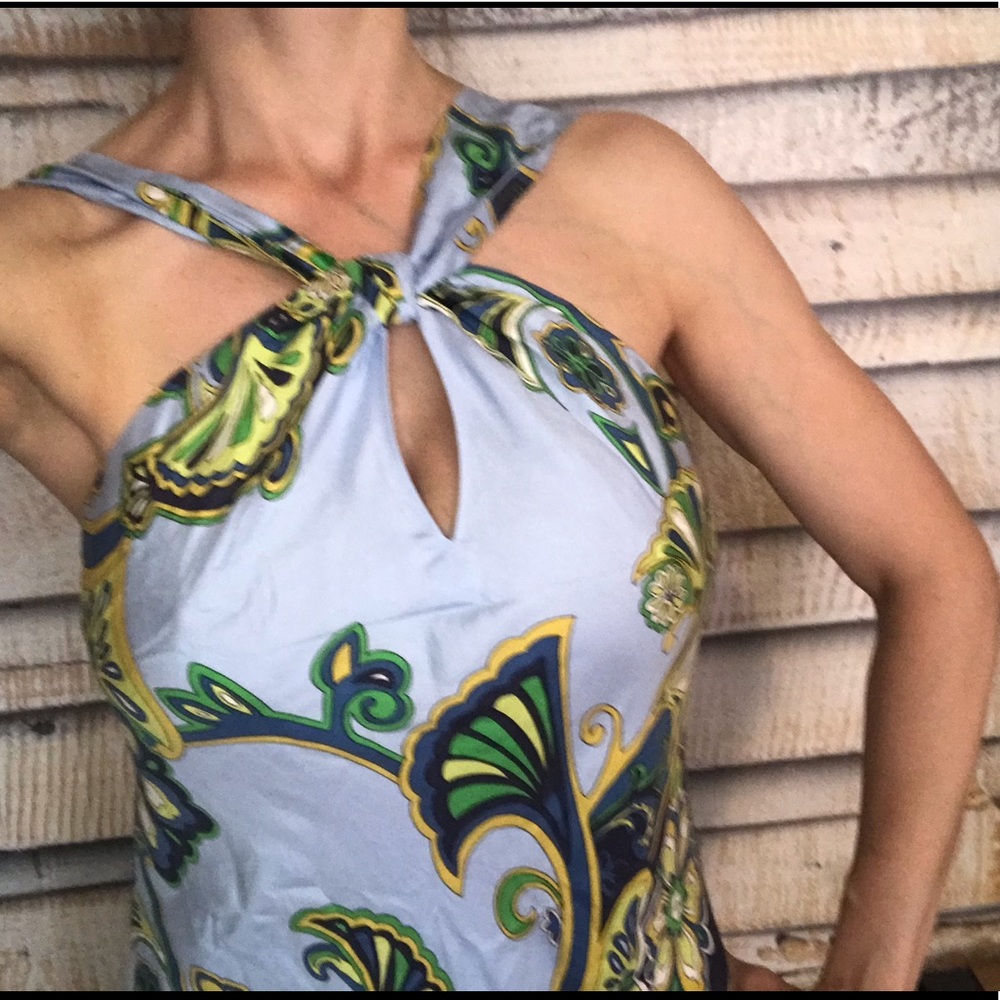 Banana Republic Paisley Silk Dress